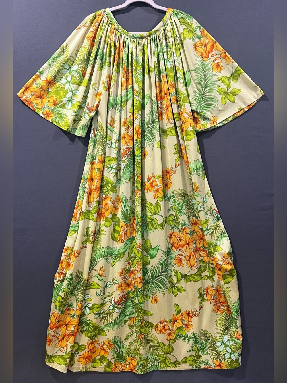 Vintage Montgomery Ward Floral Mumu